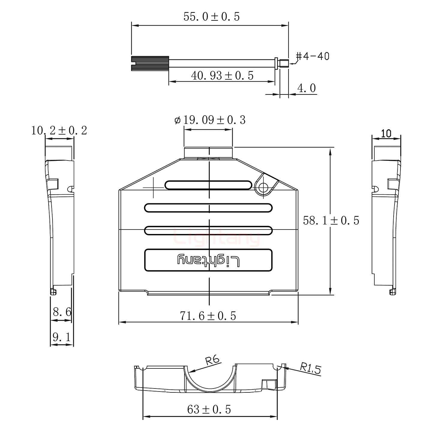 DB37母焊線(xiàn)+金屬外殼2185直出線(xiàn)4~12mm