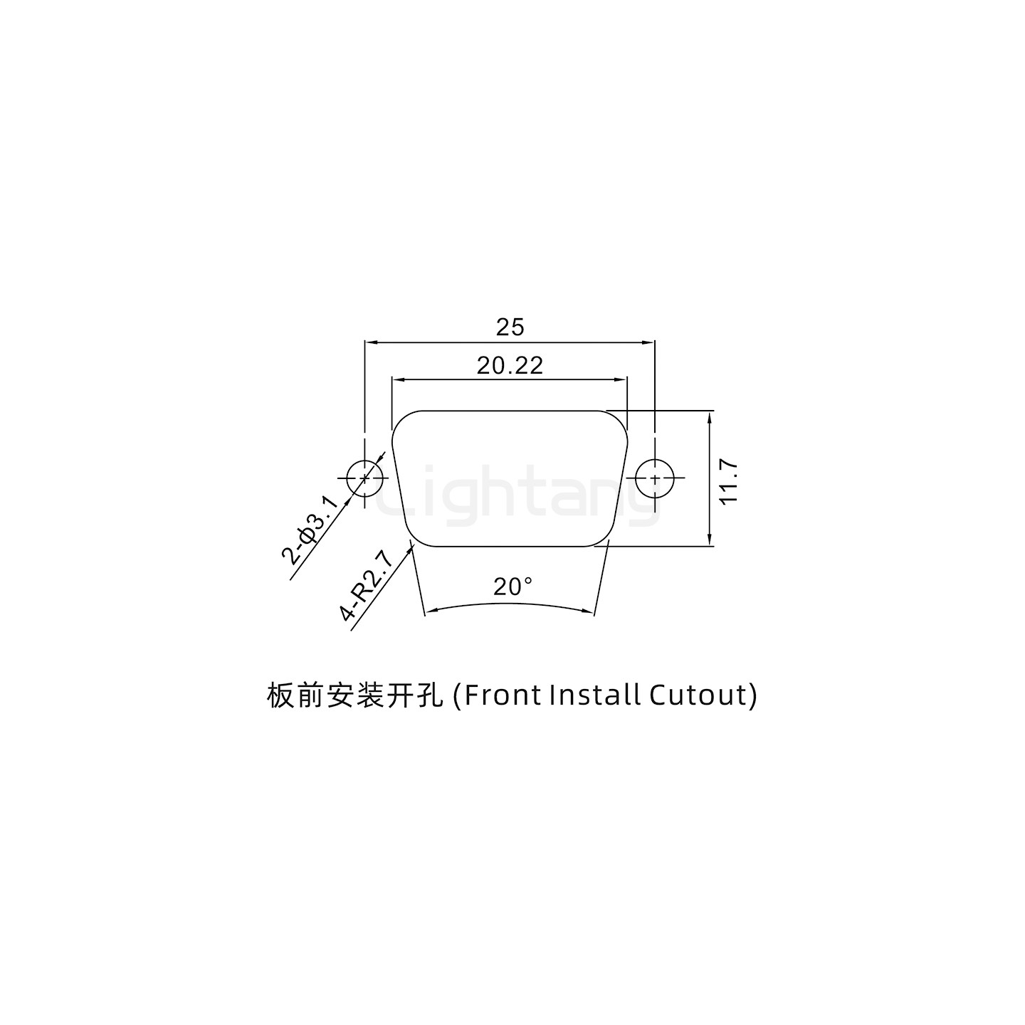 防水2V2公焊線(xiàn)式/鎖螺絲/射頻同軸50歐姆