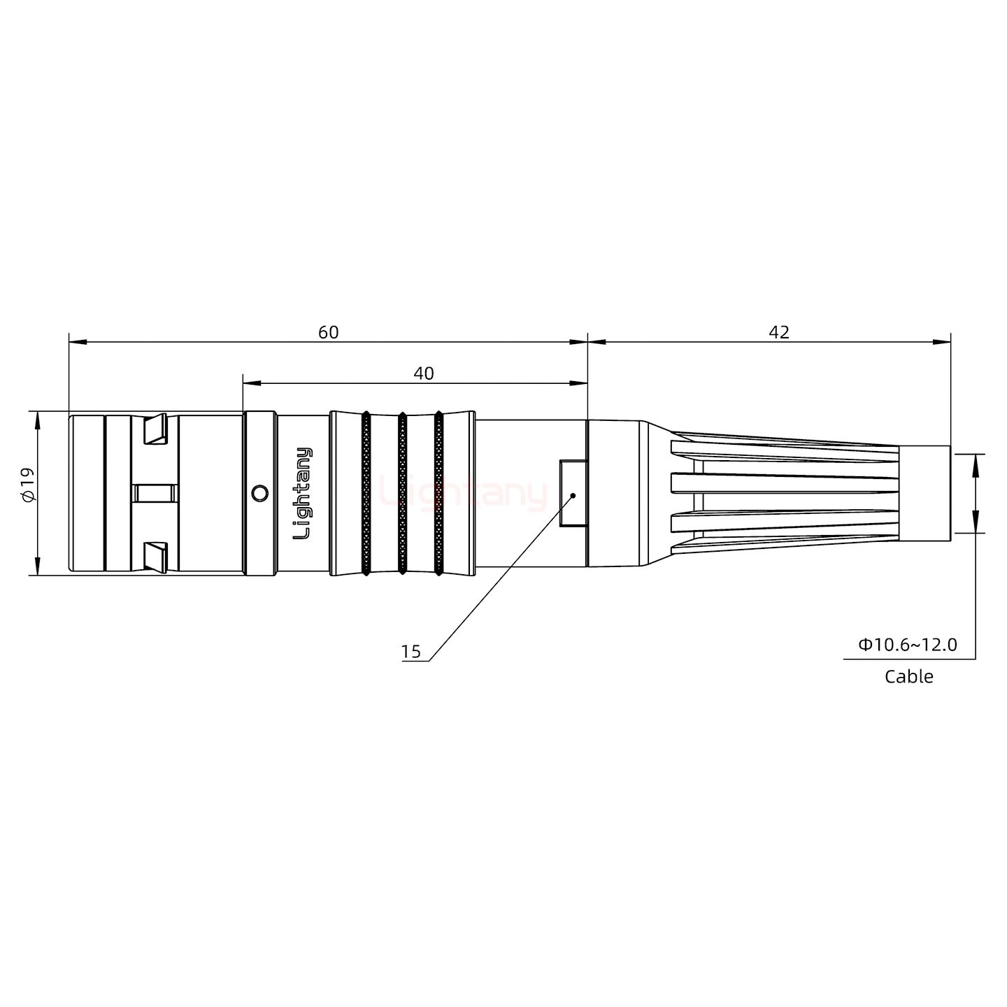 FGG.3K.004.CLAK11Z推拉自鎖帶護套直式插頭